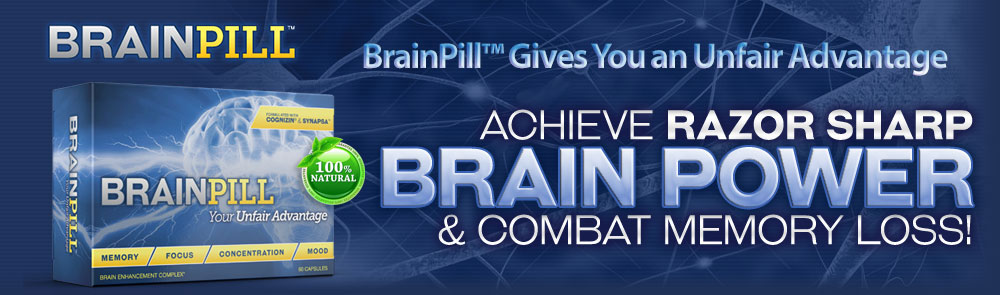 BrainPill Cognitive Boosters!